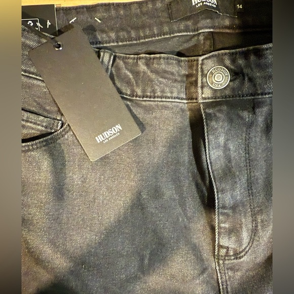 NWT Hudson Jeans in Deep Black. High rise size 14/34. - Picture 5 of 7